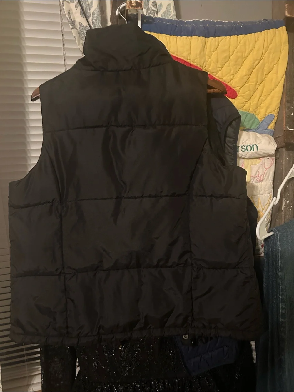 Old Navy Black Jacket with Red Label Accent - Picture 4 of 4